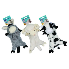 Puppy Farm Animal Crinkle Toy, assorted